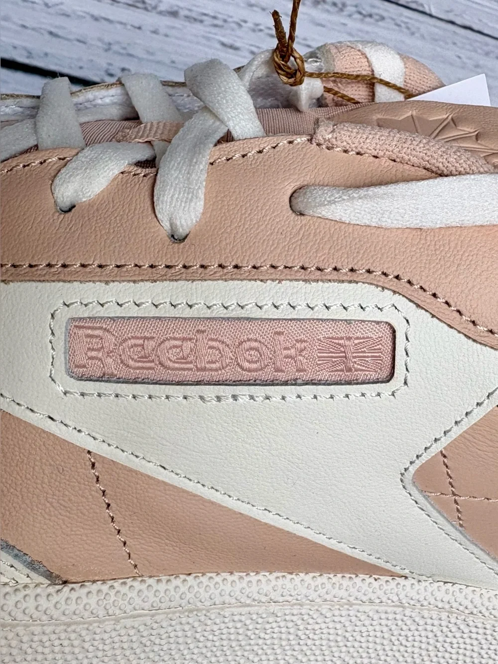 Reebok Club C 85 Tennis Sneakers Pink White Leather NWOB Men’s 12